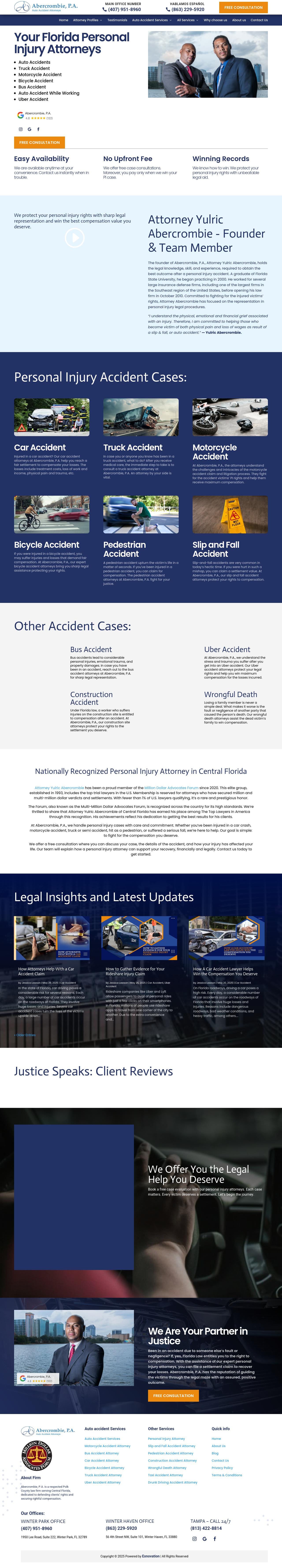 Abercrombie, PA - Winter Park FL Lawyers