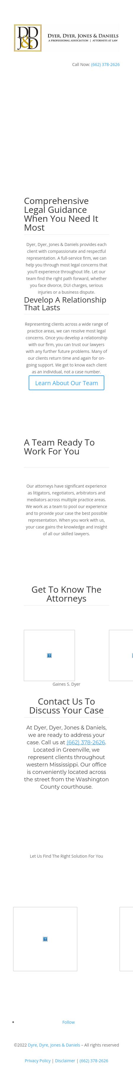 Dyer, Dyer, Jones & Daniels, Attorneys at Law - Greenville MS Lawyers