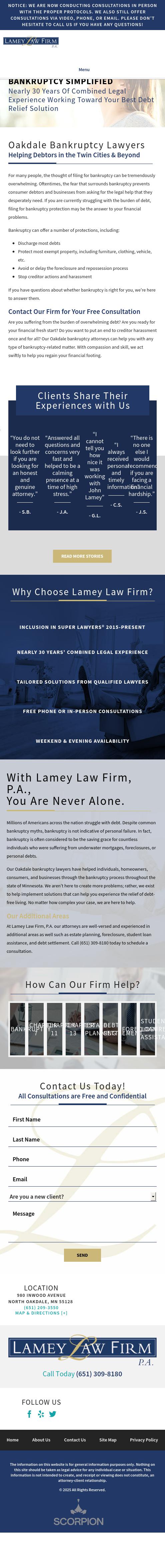 Lamey Law Firm - Oakdale MN Lawyers