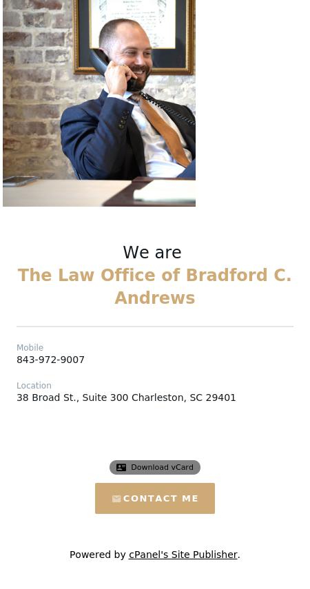 Law Office of Bradford C. Andrews - Charleston SC Lawyers